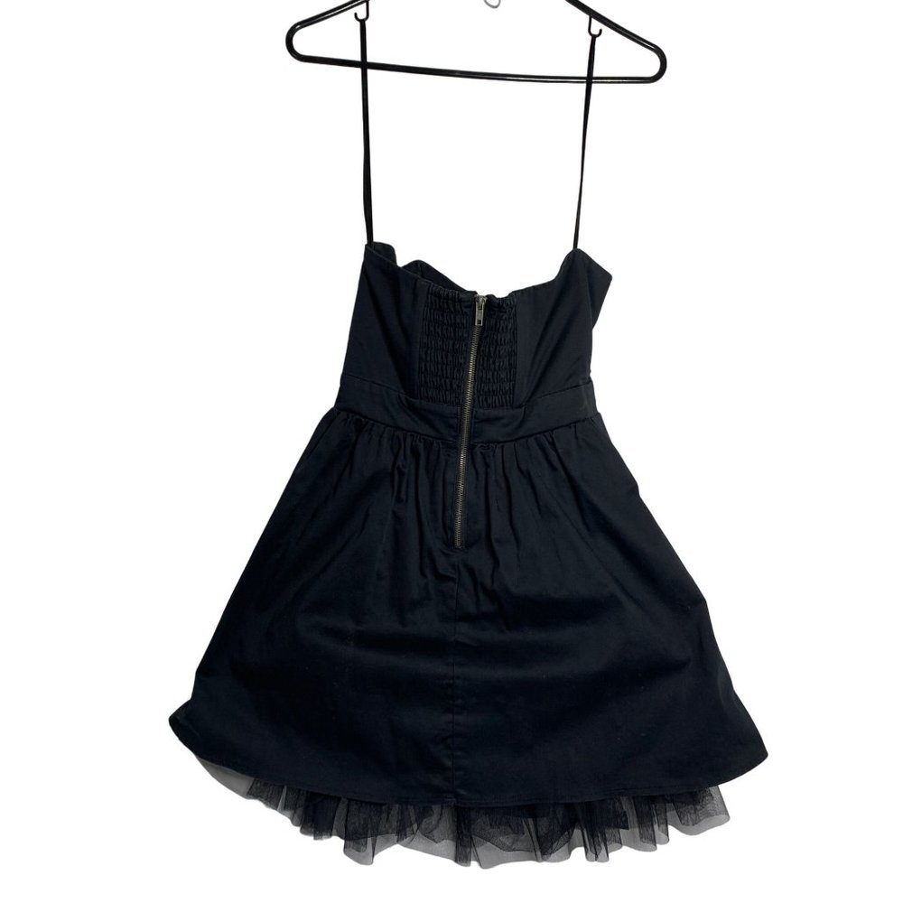 Sound & Matter Women’s Dress Black Lace Bottom Strapless Size Small - Picture 3 of 7